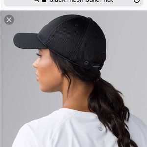 Black baller hat